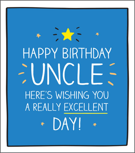 Picture of HAPPY BIRTHDAY UNCLE CARD